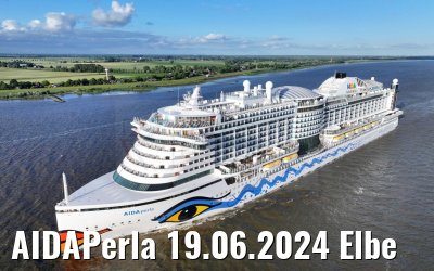 AIDAPerla 19.06.2024 Elbe