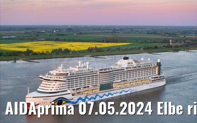 AIDAprima 07.05.2024 Elbe river