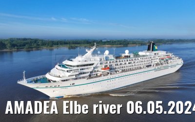 AMADEA Elbe river 06.05.2024 heading to Hamburg