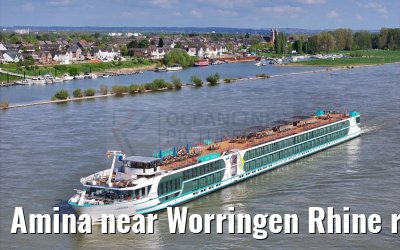 Amina near Worringen Rhine river 10.04.2024