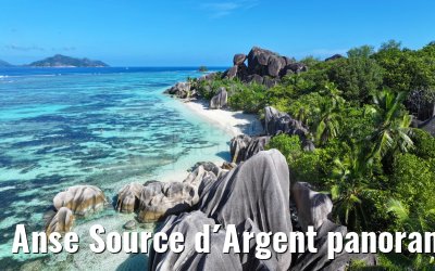 Anse Source d´Argent panoramic views La Digue