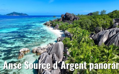 Anse Source d´Argent panoramic views La Digue