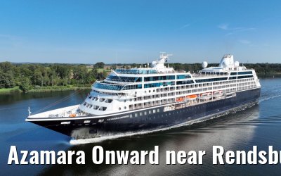 Azamara Onward near Rendsburg 28.08.2024 Kiel Canal