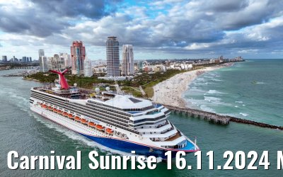 Carnival Sunrise 16.11.2024 Miami
