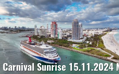 Carnival Sunrise 15.11.2024 Miami