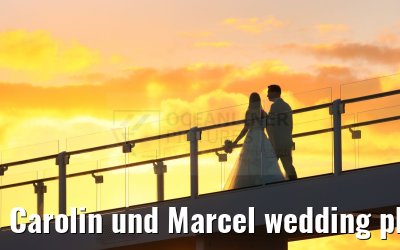 Carolin und Marcel wedding photos Celebrity Edge
