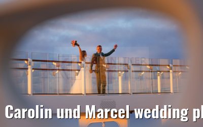 Carolin und Marcel wedding photos Celebrity Edge
