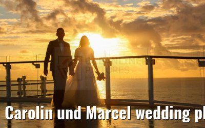 Carolin und Marcel wedding photos Celebrity Edge