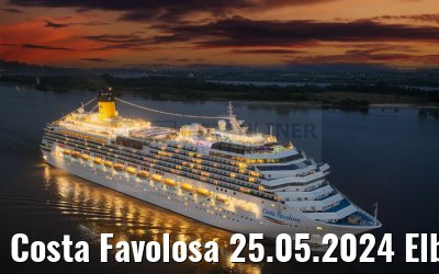 Costa Favolosa 25.05.2024 Elbe