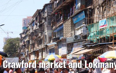 Crawford market and Lokmanya Tilak rd Mumbai