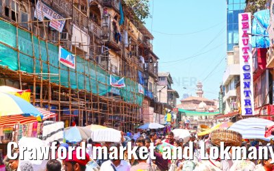 Crawford market and Lokmanya Tilak rd Mumbai