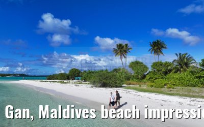 Gan, Maldives beach impressions