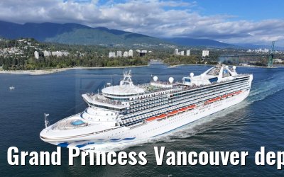 Grand Princess Vancouver departure