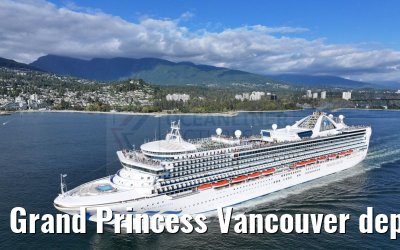 Grand Princess Vancouver departure