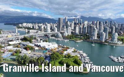 Granville Island and Vancouver Skyline