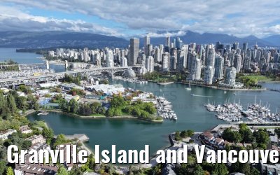 Granville Island and Vancouver Skyline