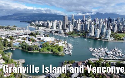 Granville Island and Vancouver Skyline