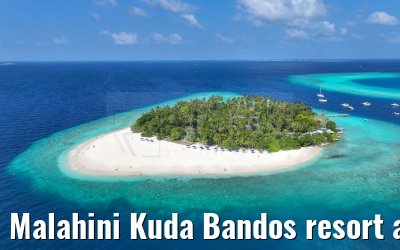Malahini Kuda Bandos resort areal view