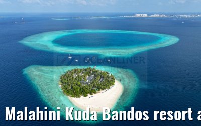 Malahini Kuda Bandos resort areal view