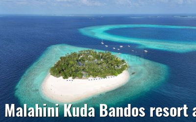 Malahini Kuda Bandos resort areal view