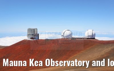 Mauna Kea Observatory and lookout 4250m Hawaii Big Island