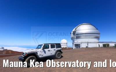 Mauna Kea Observatory and lookout 4250m Hawaii Big Island