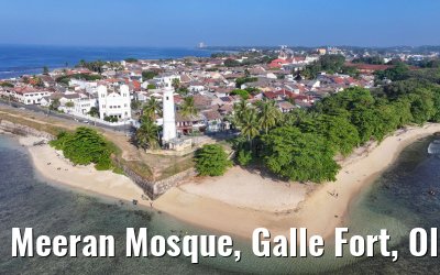 Meeran Mosque, Galle Fort, Old Town and lighthouse Galle Sri Lanka