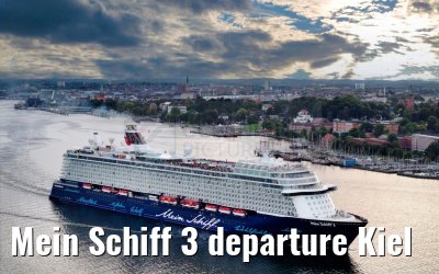 Mein Schiff 3 departure Kiel