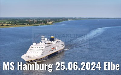 MS Hamburg 25.06.2024 Elbe river