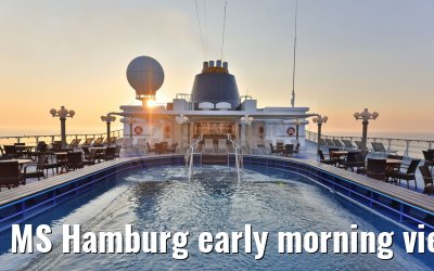 MS Hamburg early morning view