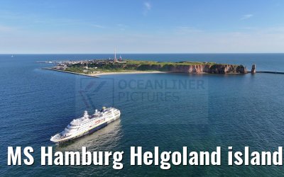 MS Hamburg Helgoland island