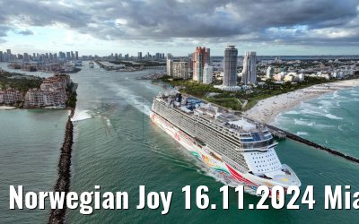 Norwegian Joy 16.11.2024 Miami