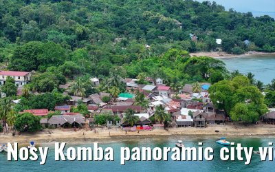 Nosy Komba panoramic city views