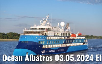 Ocean Albatros 03.05.2024 Elbe river near Wedel