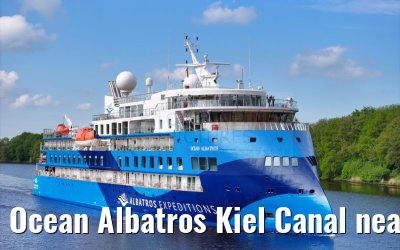 Ocean Albatros Kiel Canal near Rendsburg