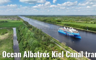Ocean Albatros Kiel Canal transit