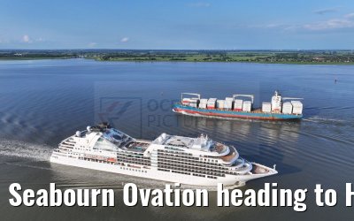 Seabourn Ovation heading to Hamburg