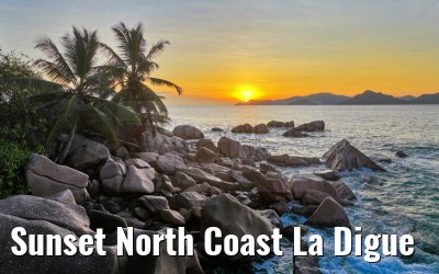 Sunset North Coast La Digue