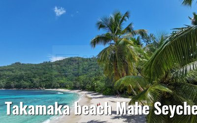 Takamaka beach Mahe Seychelles