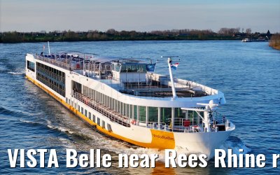 VISTA Belle near Rees Rhine river