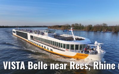 VISTA Belle near Rees, Rhine river