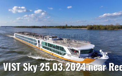 VIST Sky 25.03.2024 near Rees, Rhine river