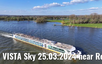VISTA Sky 25.03.2024 near Rees, Rhine river