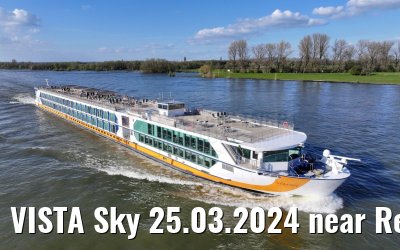 VISTA Sky 25.03.2024 near Rees, Rhine river