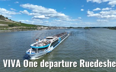 VIVA One departure Ruedesheim
