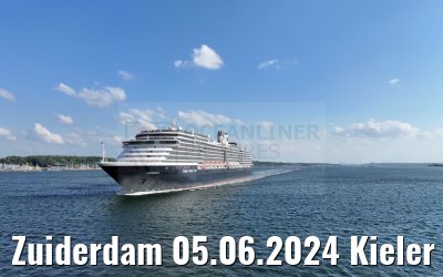Zuiderdam 05.06.2024 Kieler Foerde
