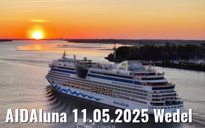 AIDAluna 11.05.2025 Wedel