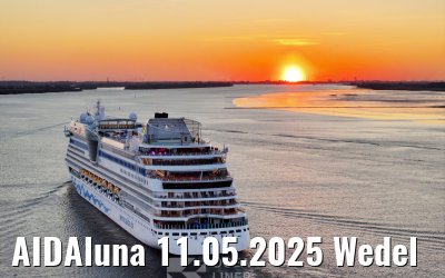 AIDAluna 11.05.2025 Wedel