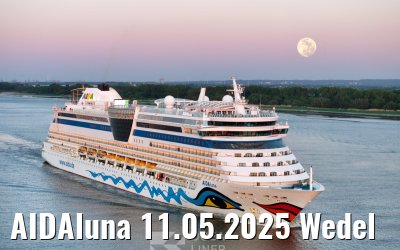 AIDAluna 11.05.2025 Wedel