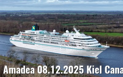 Amadea 08.12.2025 Kiel Canal